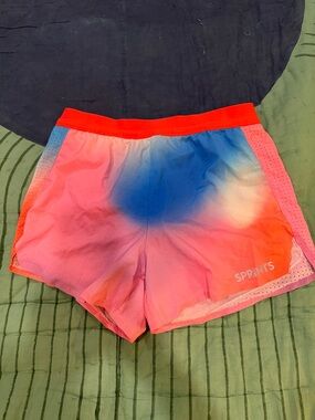Women’s Pink Multi Tie-Dye Performance Shorts